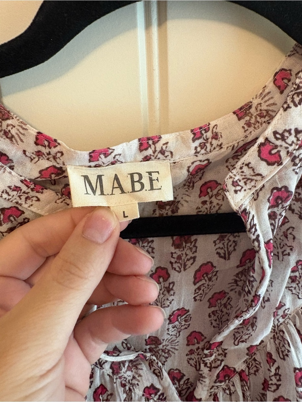 M.A.B.E. Kiki Long Sleeve Top Size Large - Picture 4 of 9